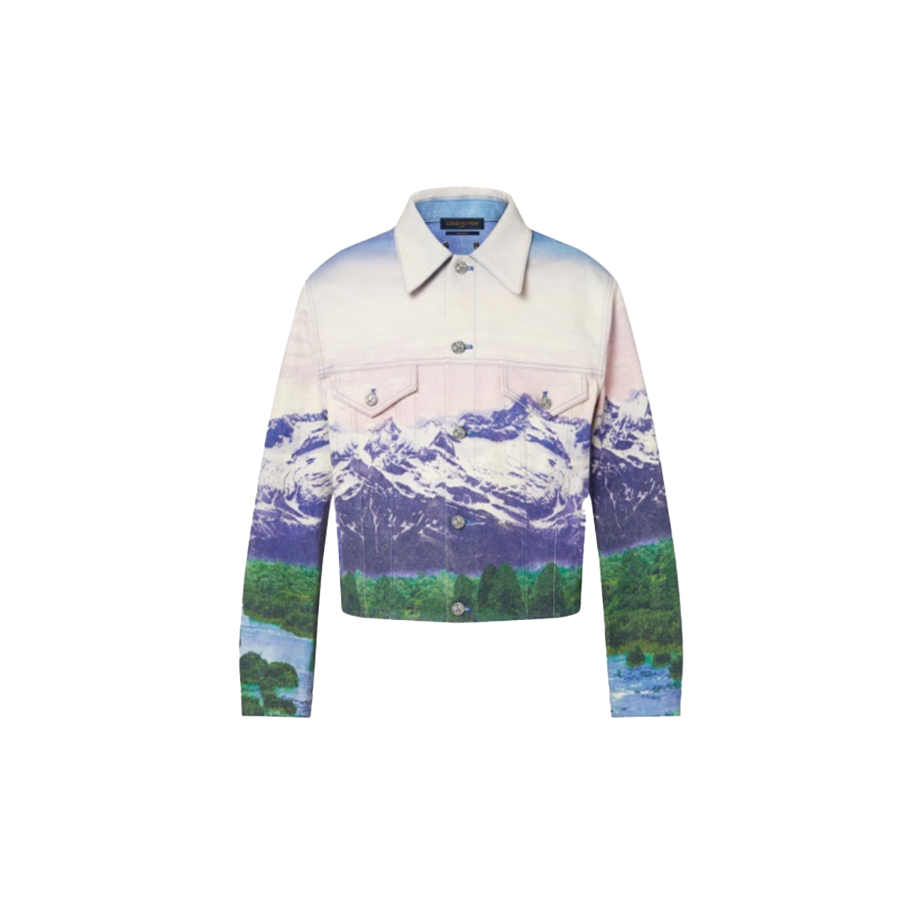 VESTE EN JEAN PAYSAGE LOUIS VUITTON