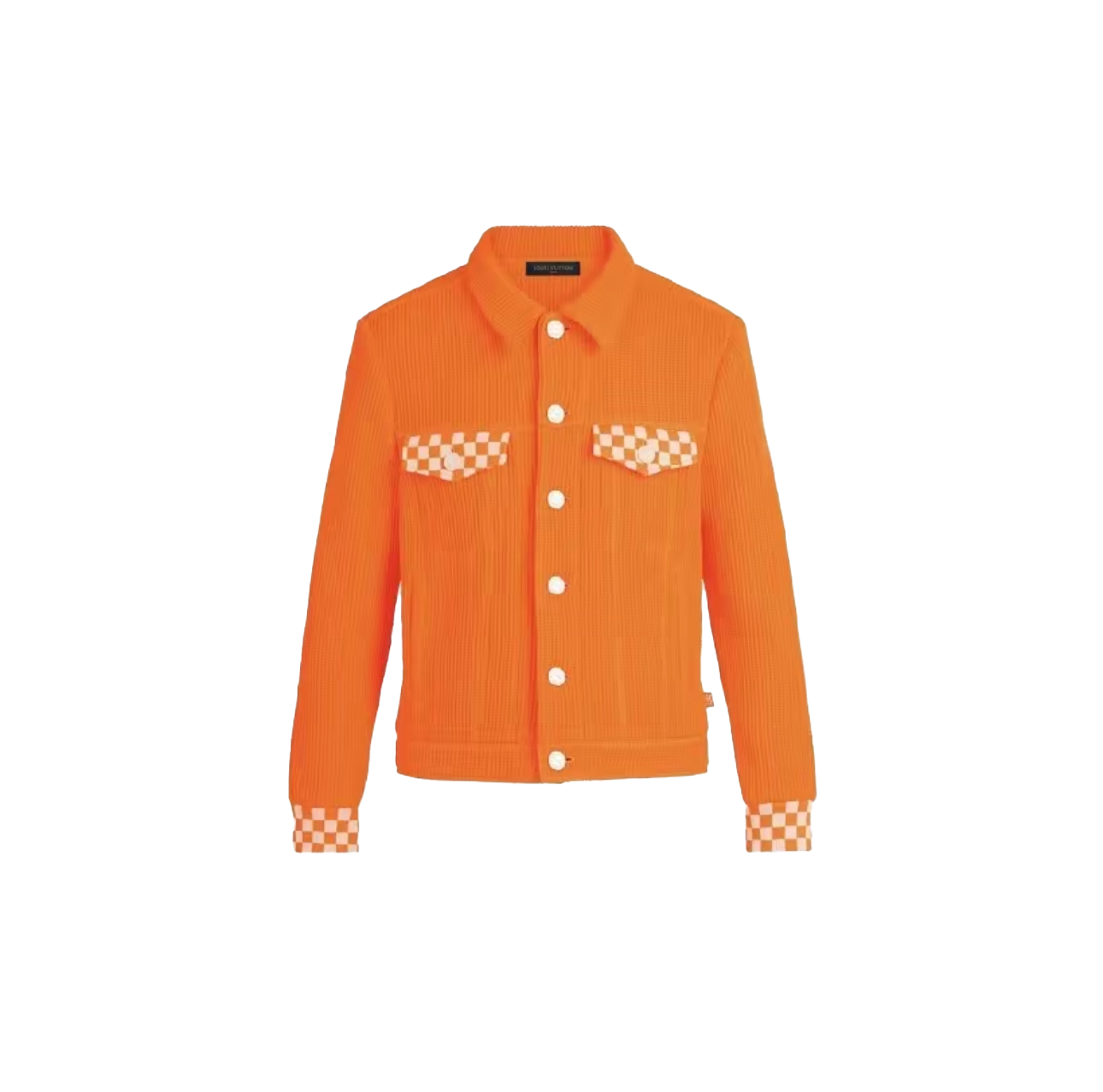 VESTE À CARREAUX À REVERS LOUIS VUITTON
