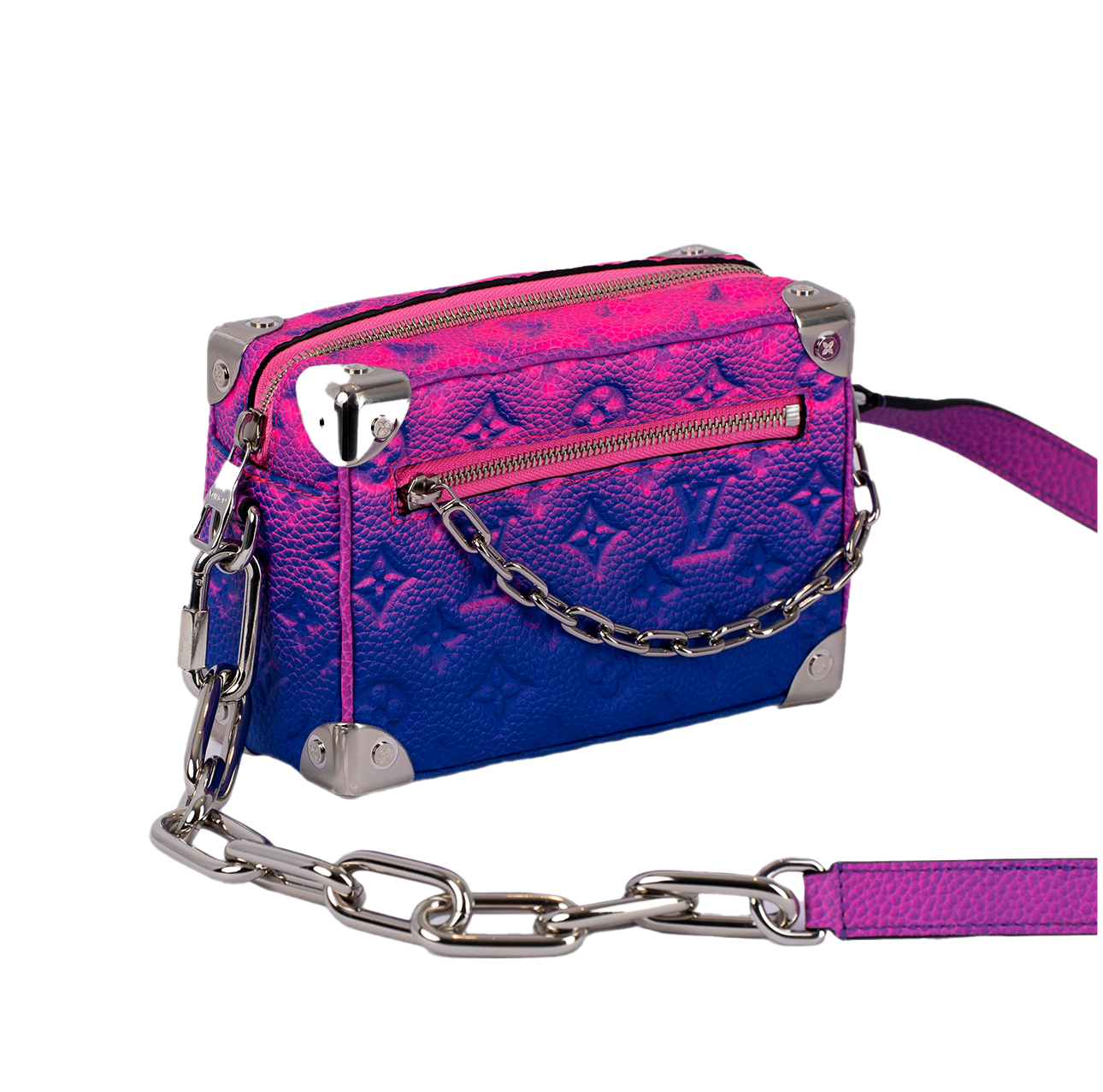 LOUIS VUITTON MINI TRONC SOUPLE BLEU ROSE