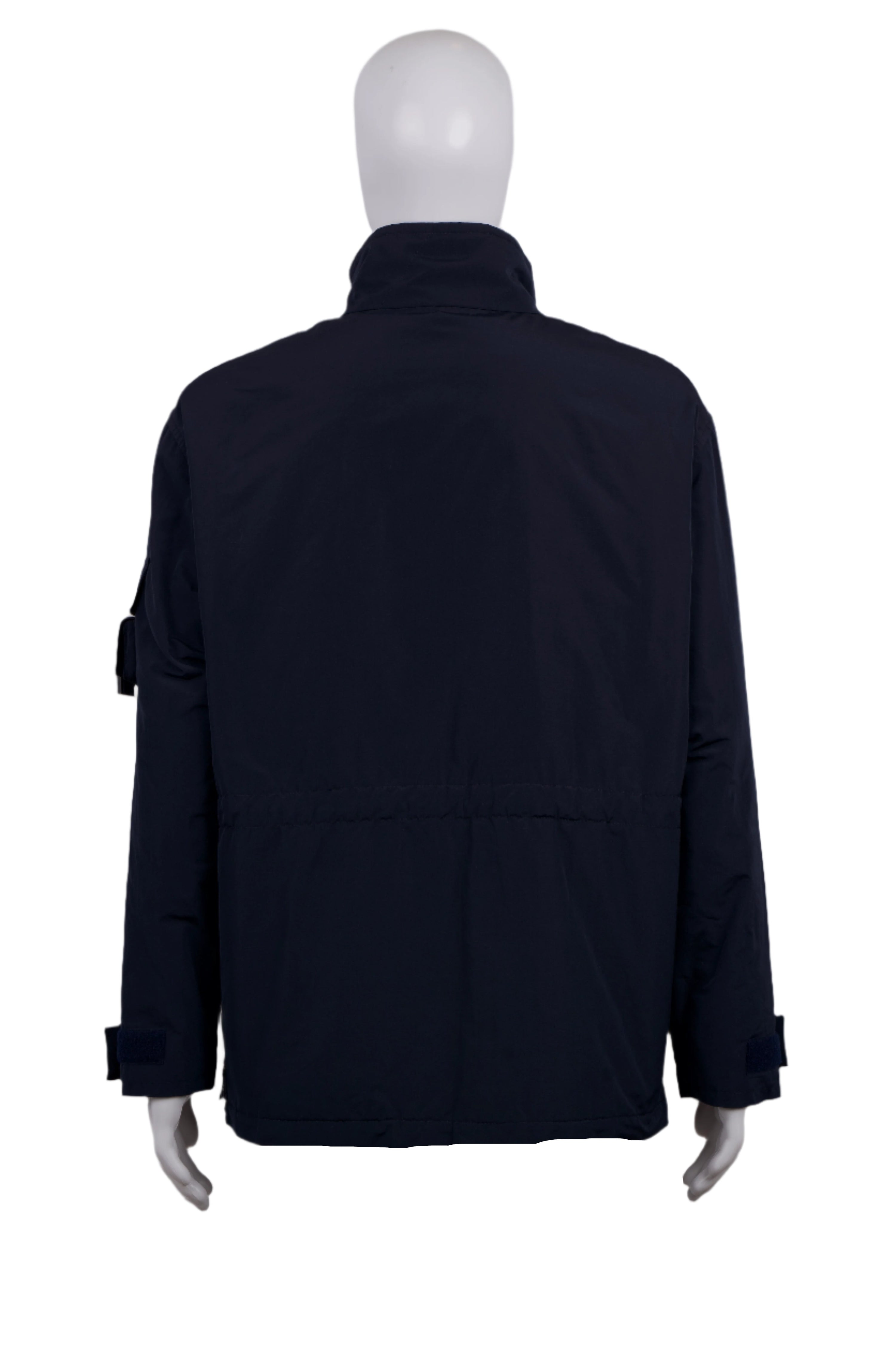 VESTE IMPERMÉABLE MULTIPOCHES NOIRE FENDI