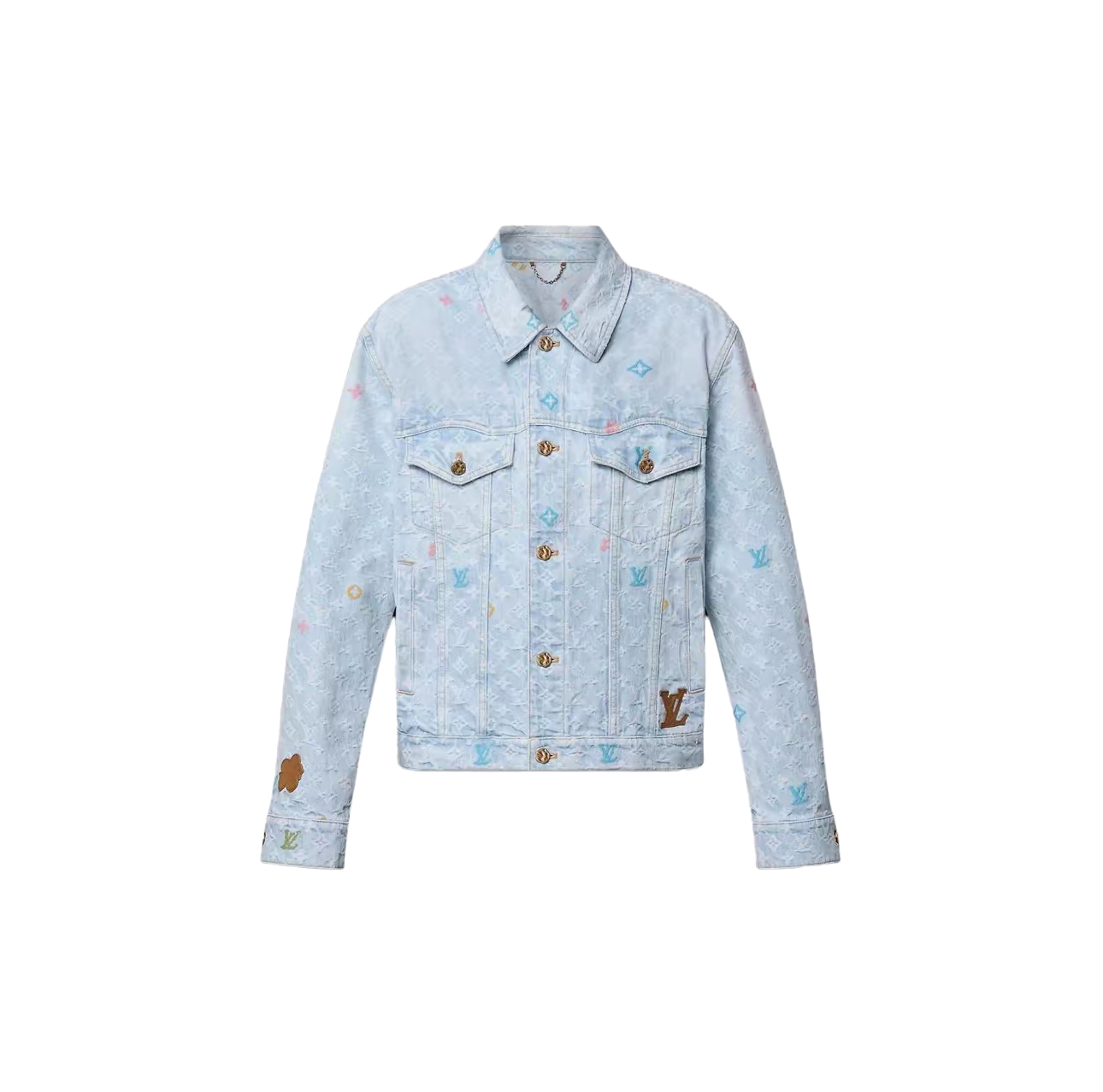 VESTE EN JEAN MONOGRAMME LOUIS VUITTON