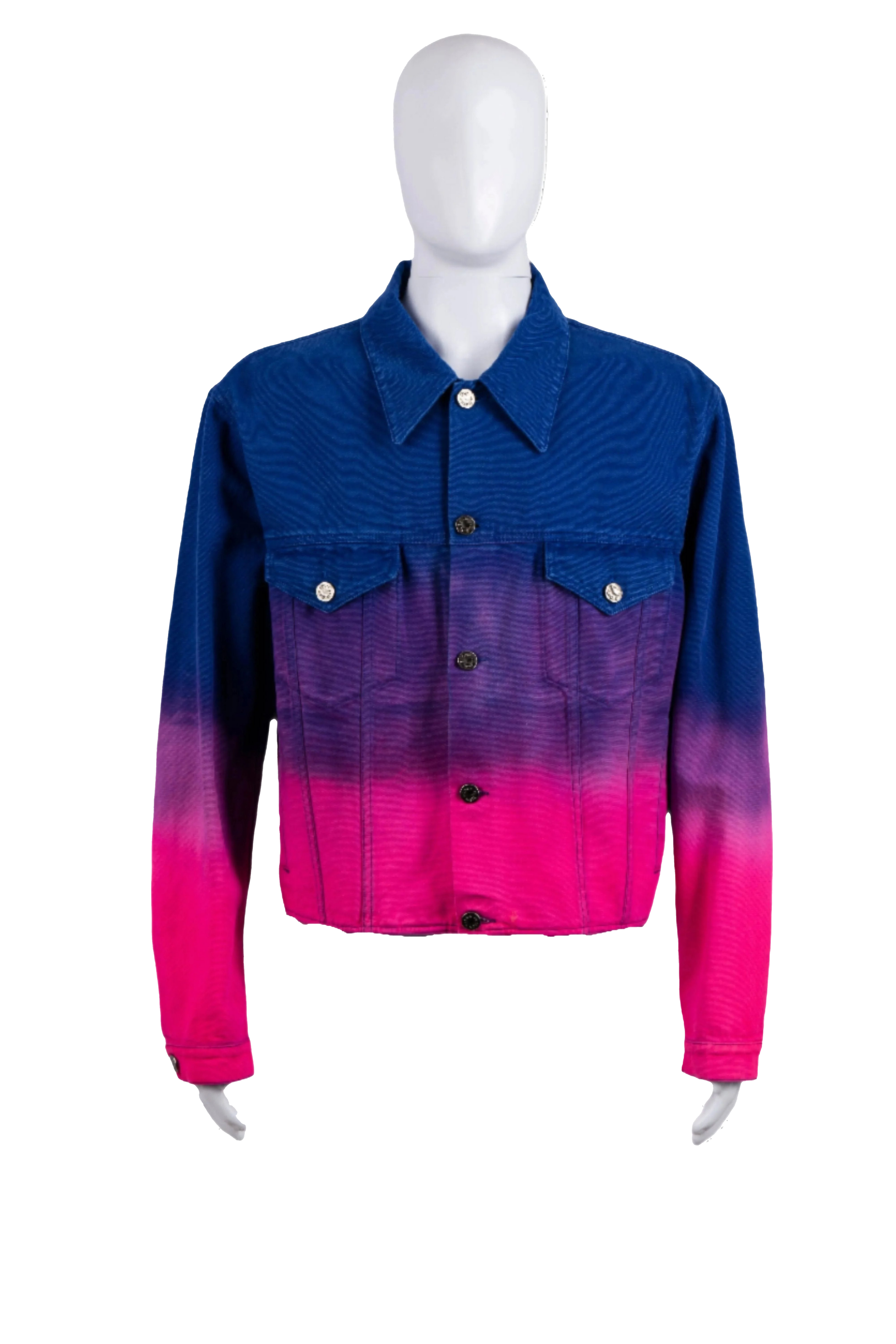 LOUIS VUITTON CROPPED GRADIENT DENIM JACKET – Recyclist House LOUIS VUITTON CROPPED GRADIENT DENIM JACKET – Recyclist House
