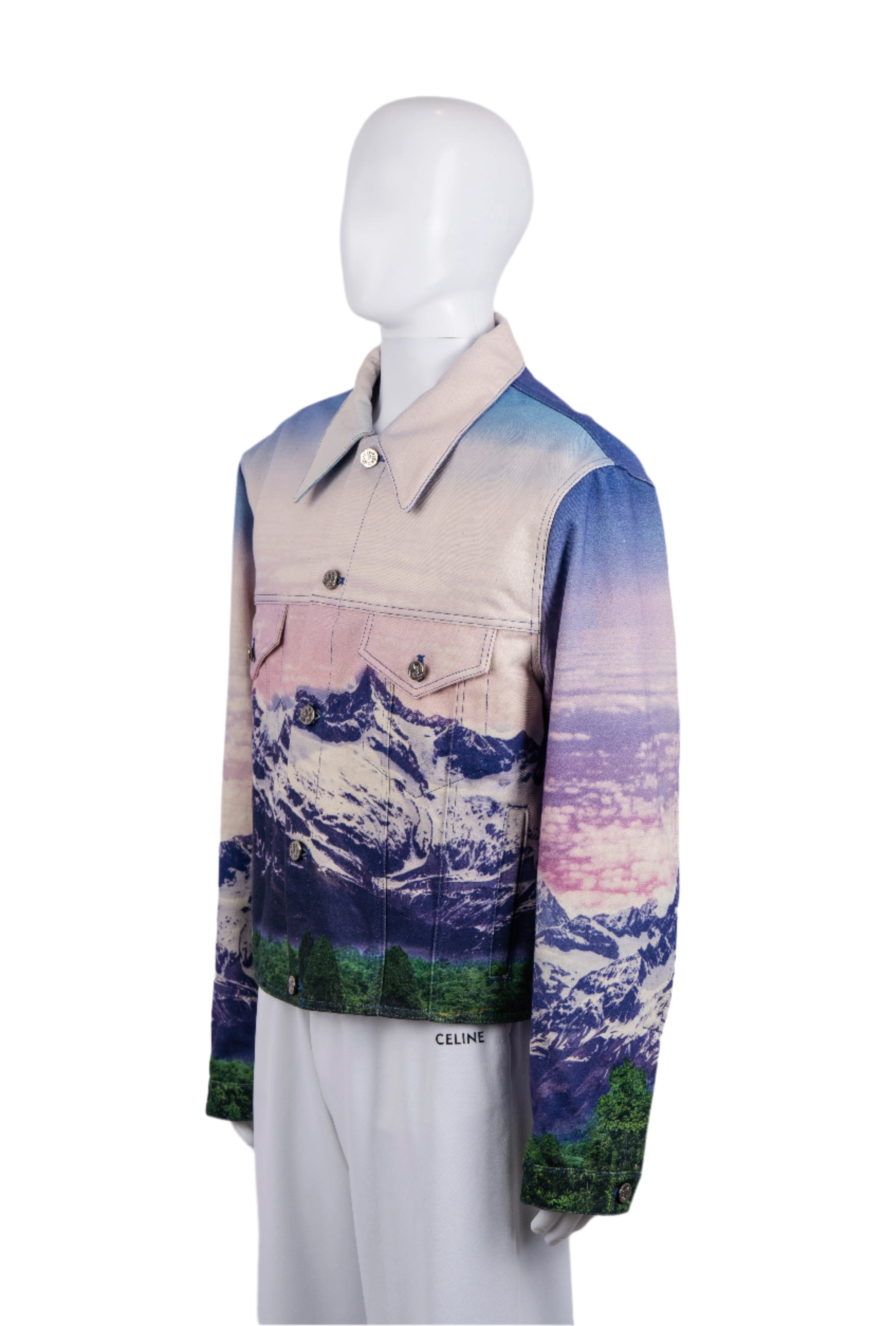 VESTE EN JEAN PAYSAGE LOUIS VUITTON