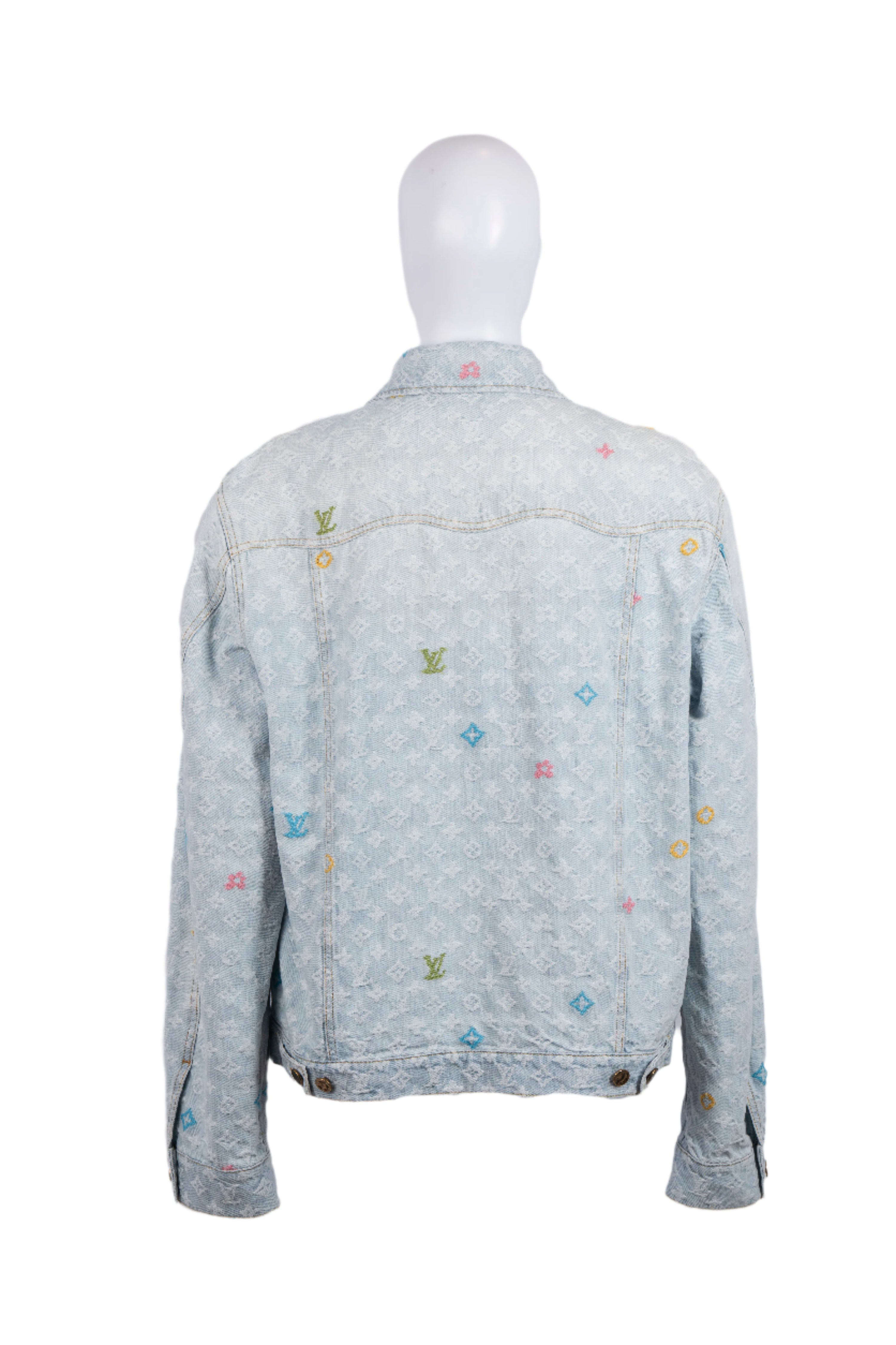 VESTE EN JEAN MONOGRAMME LOUIS VUITTON
