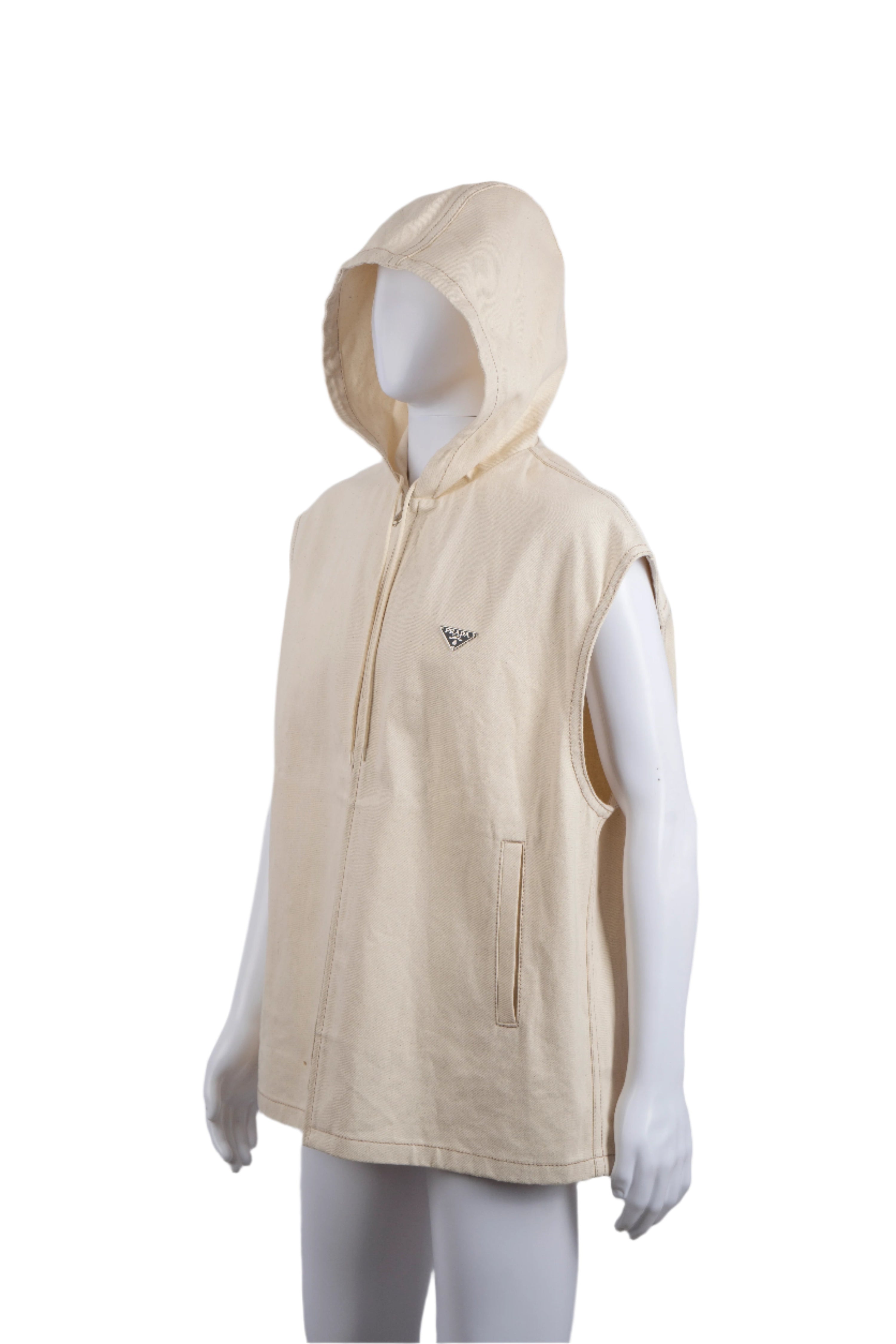 GILET BLANC PRADA